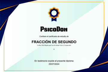 certificado psicodon